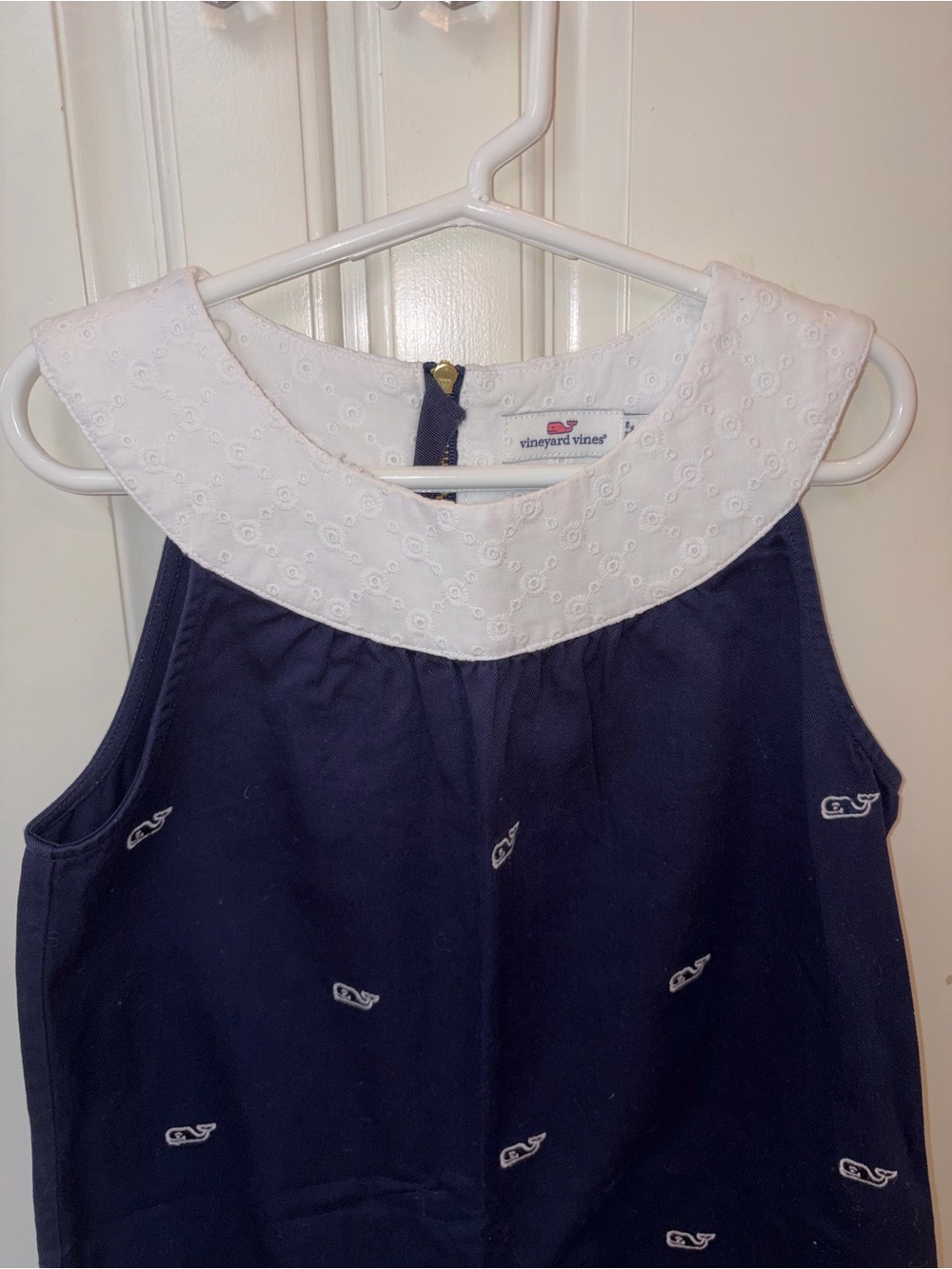 Vineyard Vines Navy Blue White Whale Dress - Picture 3 of 6